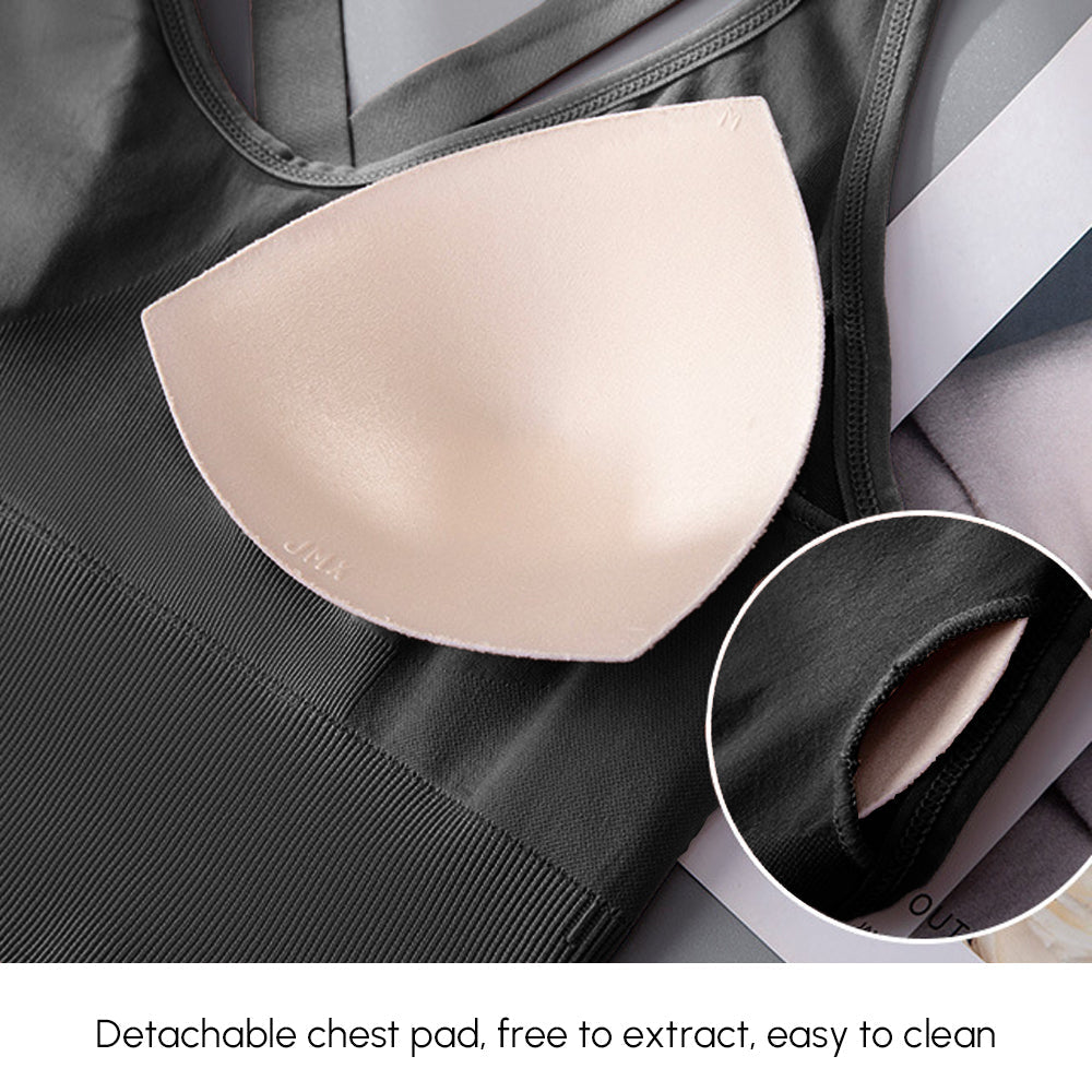 Womens Double Shoulder Strap Sports Bra