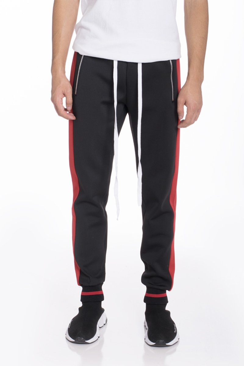 Track Suit Set - Black/Red