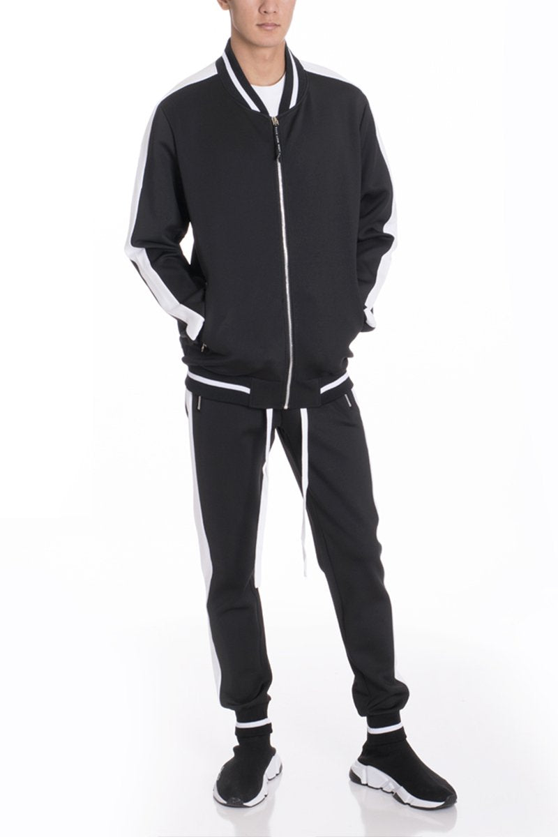 Track Suit Set - Black/White