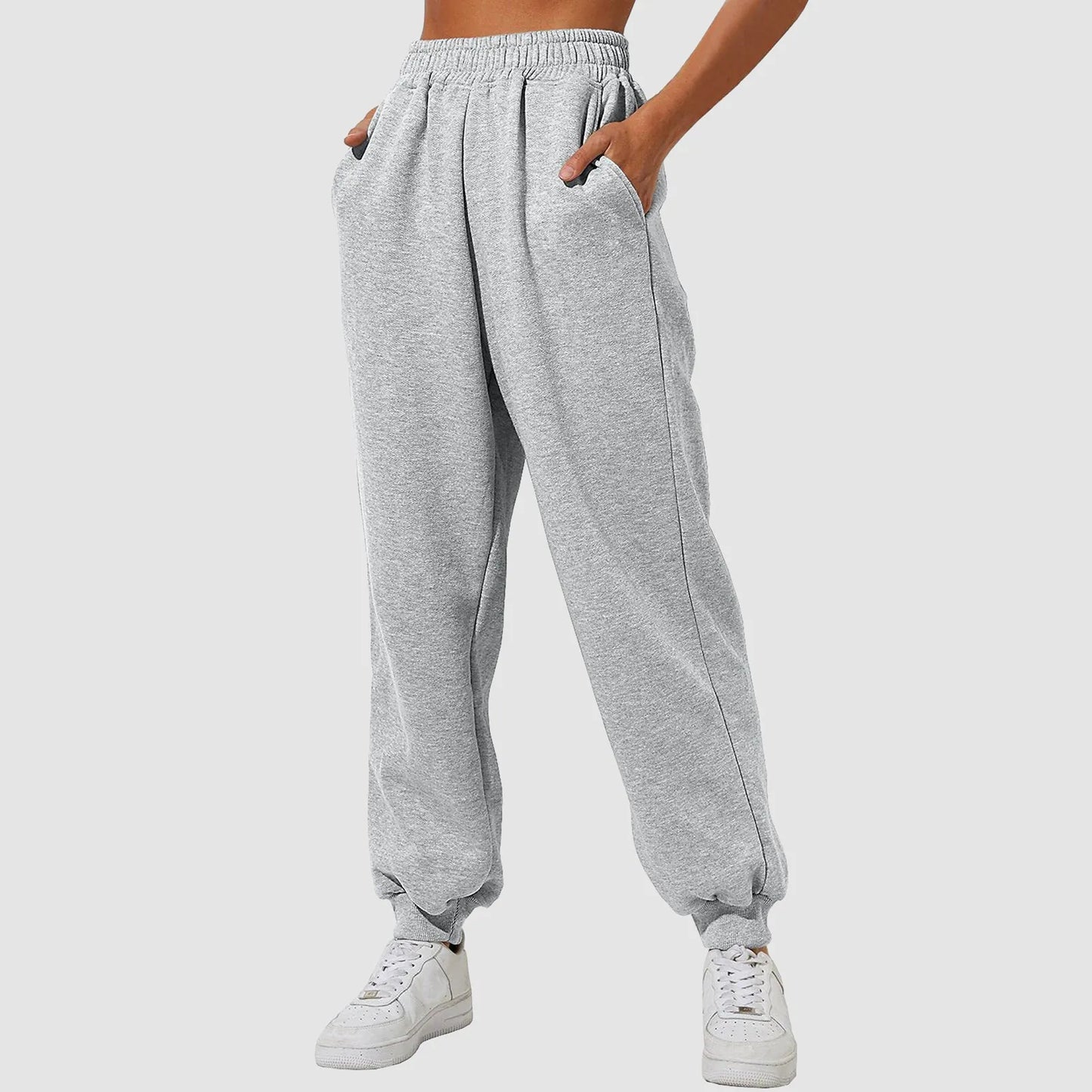 Gray Baggy Sweatpants
