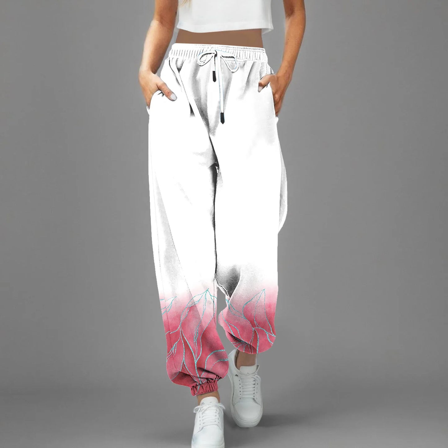 High Waist Parachute Sweatpants