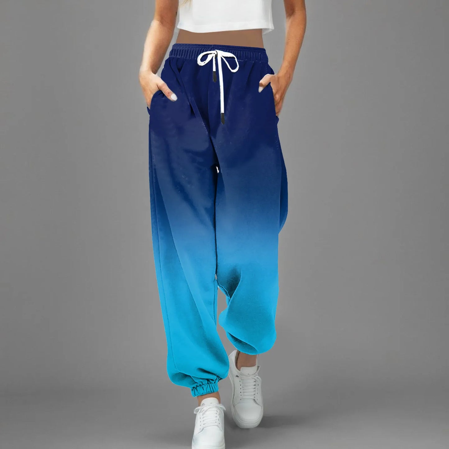 High Waist Parachute Sweatpants