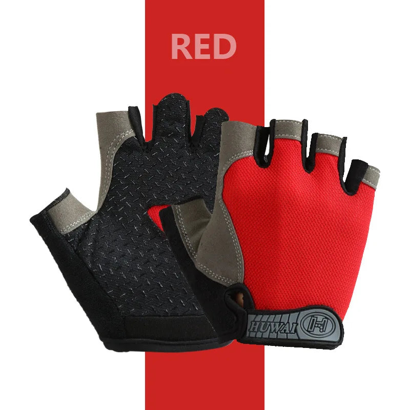 Gym Breathable Anti-Slip Half Finger Gloves