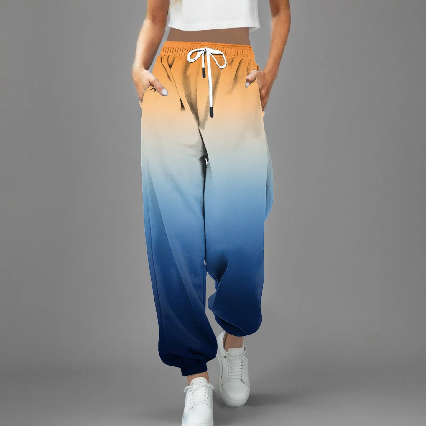 High Waist Parachute Sweatpants