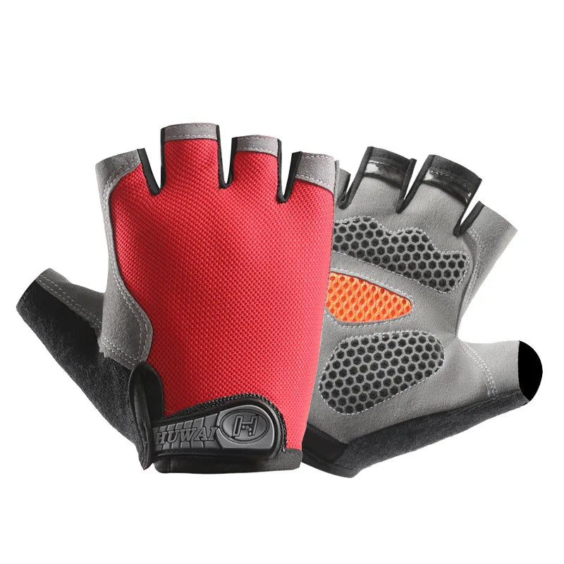 Gym Breathable Anti-Slip Half Finger Gloves