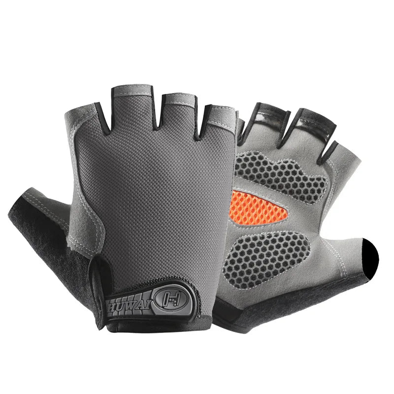 Gym Breathable Anti-Slip Half Finger Gloves
