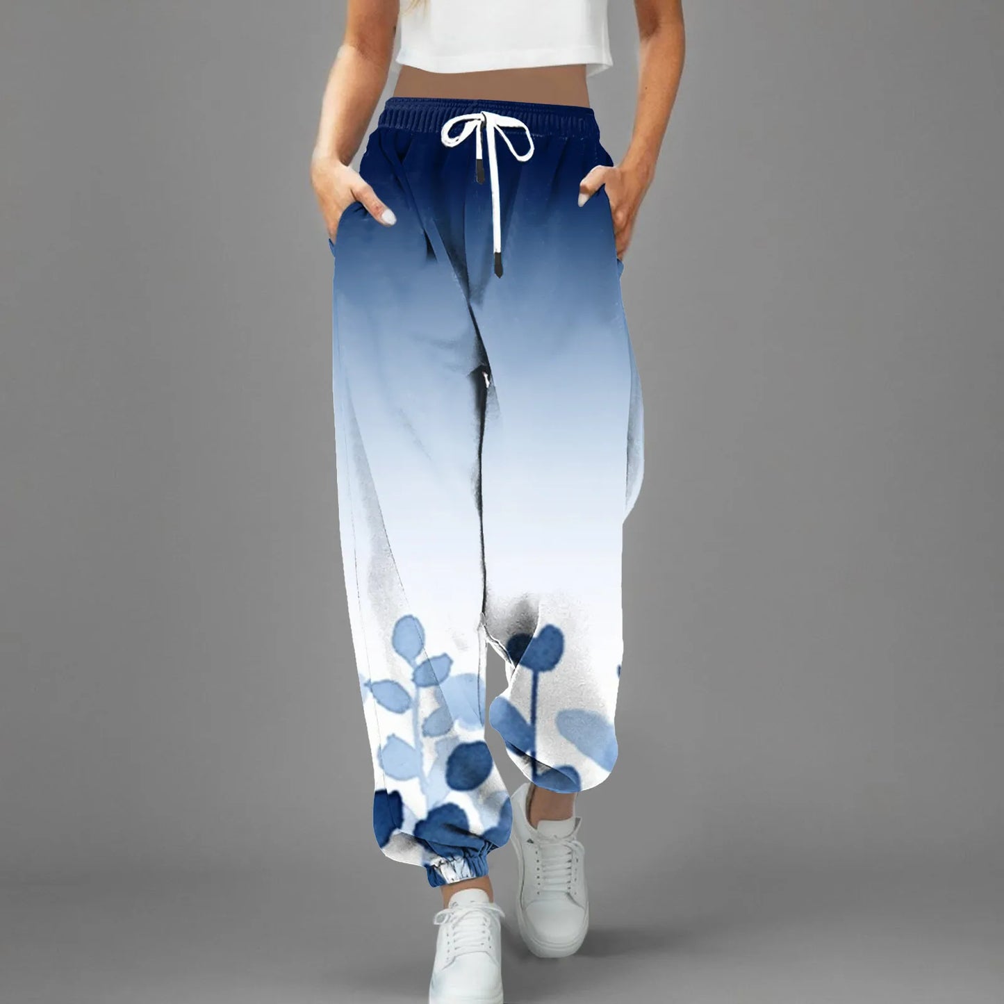High Waist Parachute Sweatpants