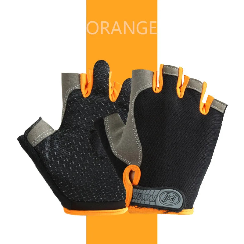 Gym Breathable Anti-Slip Half Finger Gloves