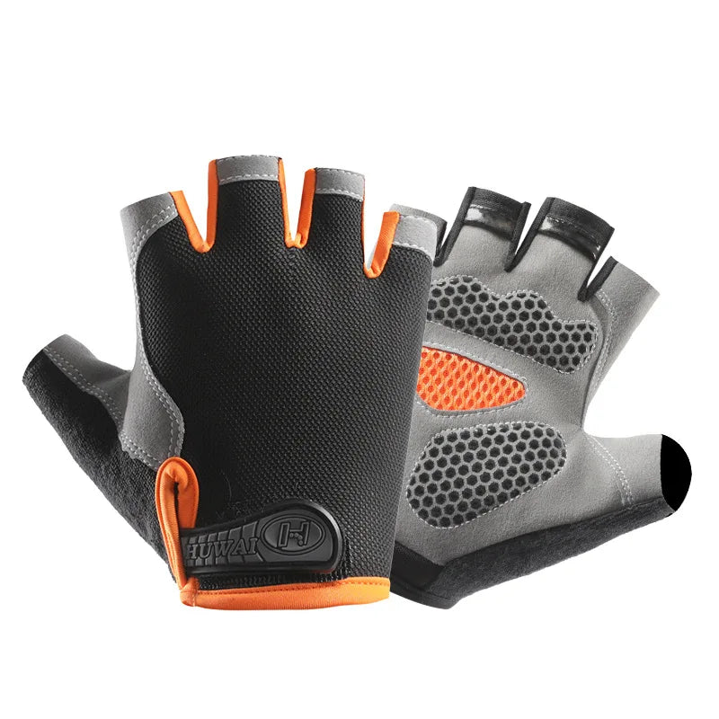 Gym Breathable Anti-Slip Half Finger Gloves