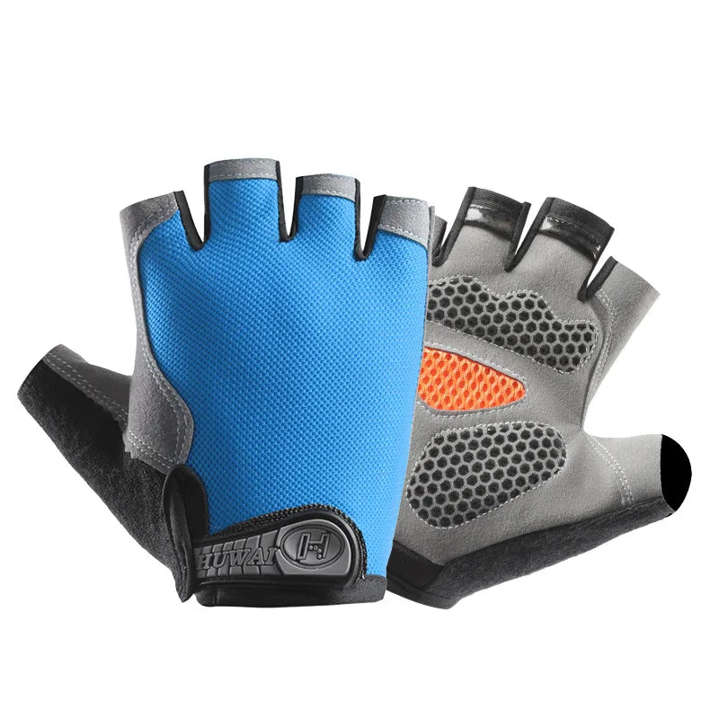 Gym Breathable Anti-Slip Half Finger Gloves