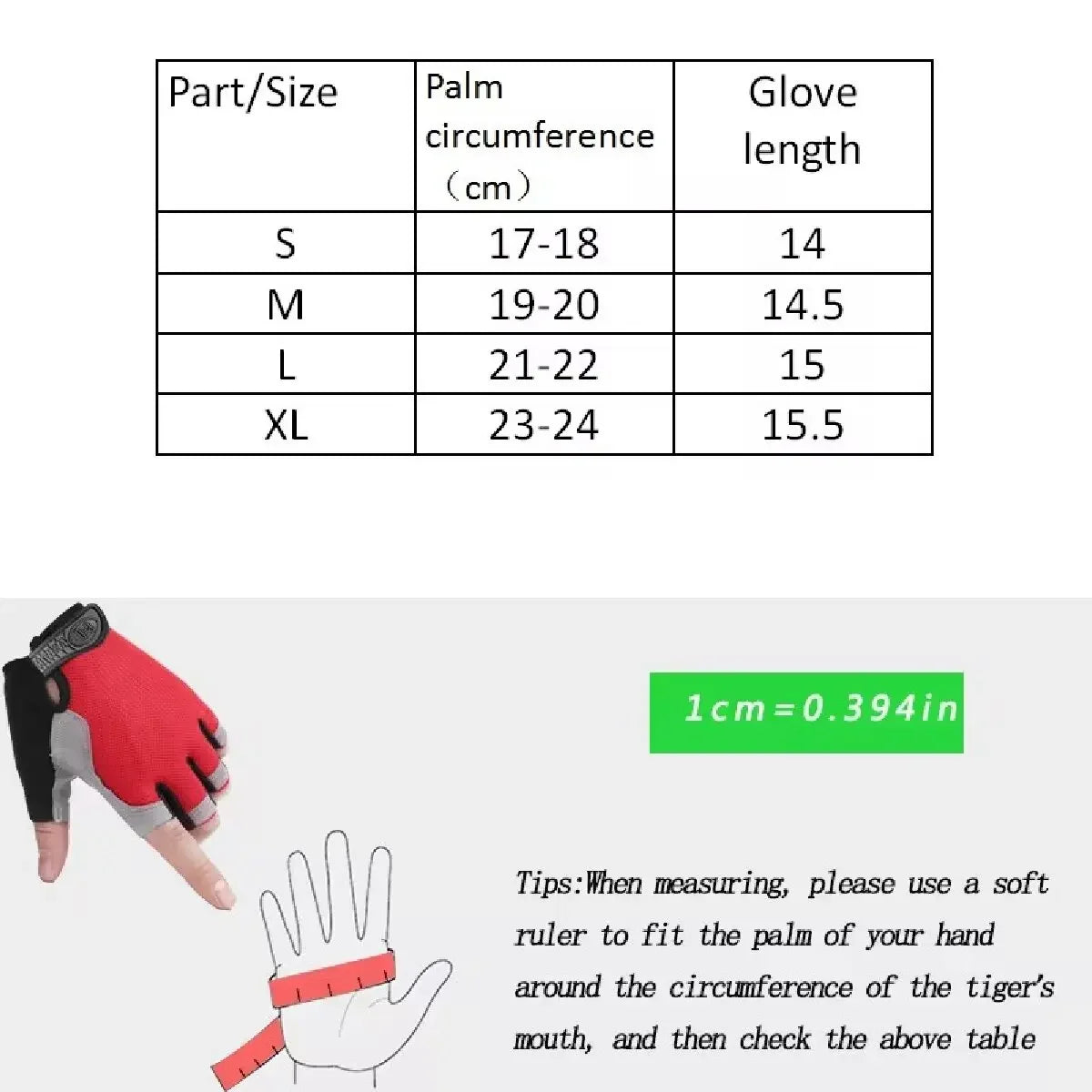 Gym Breathable Anti-Slip Half Finger Gloves