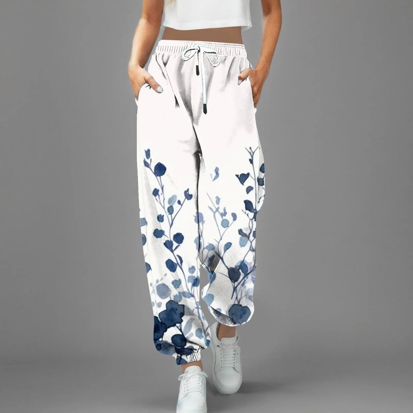 High Waist Parachute Sweatpants