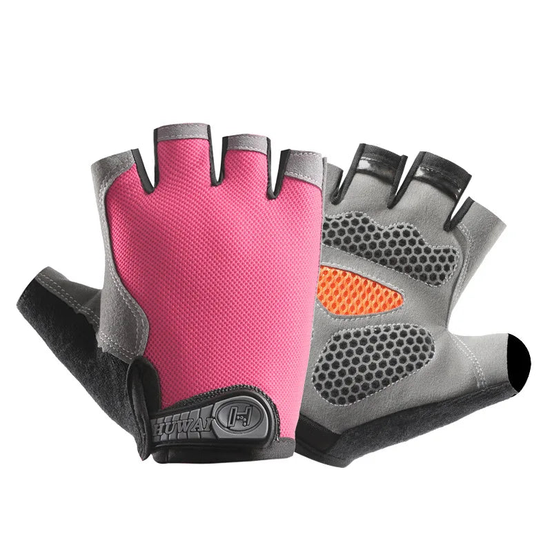 Gym Breathable Anti-Slip Half Finger Gloves