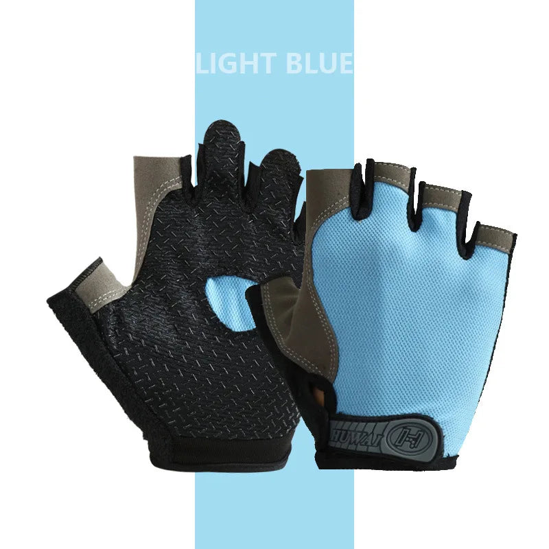 Gym Breathable Anti-Slip Half Finger Gloves
