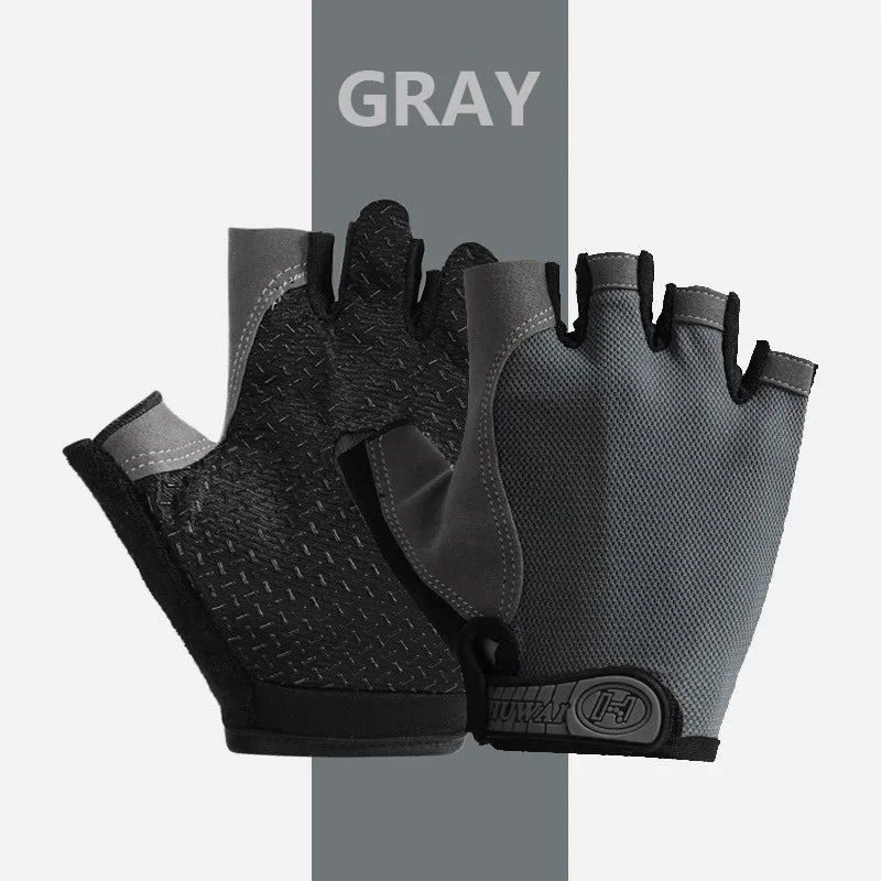 Gym Breathable Anti-Slip Half Finger Gloves