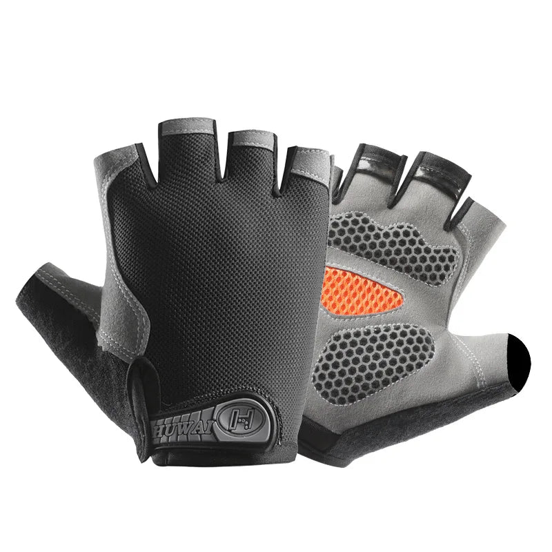 Gym Breathable Anti-Slip Half Finger Gloves