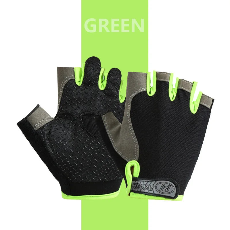 Gym Breathable Anti-Slip Half Finger Gloves